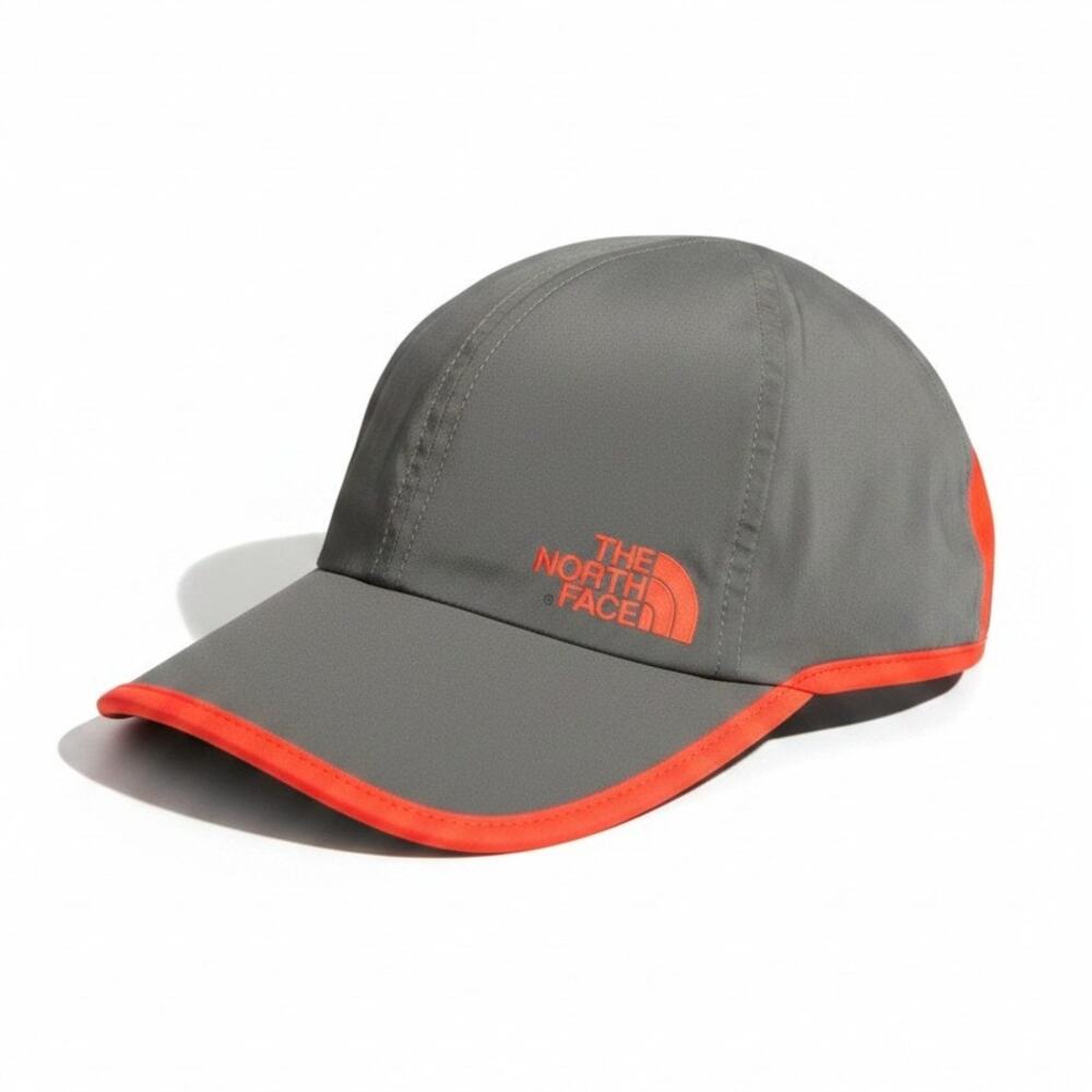 The North Face Horizon Cap Dark Gray Orange Running Workout Hiking Training S/M